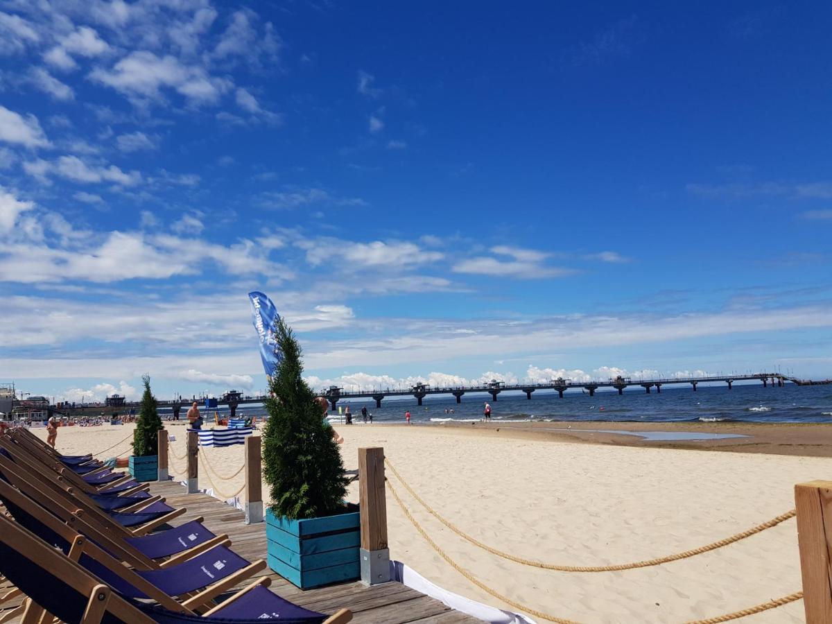 Strandidylle Apartment Mit Meerblick Und Kamin Miedzyzdroje Exterior foto